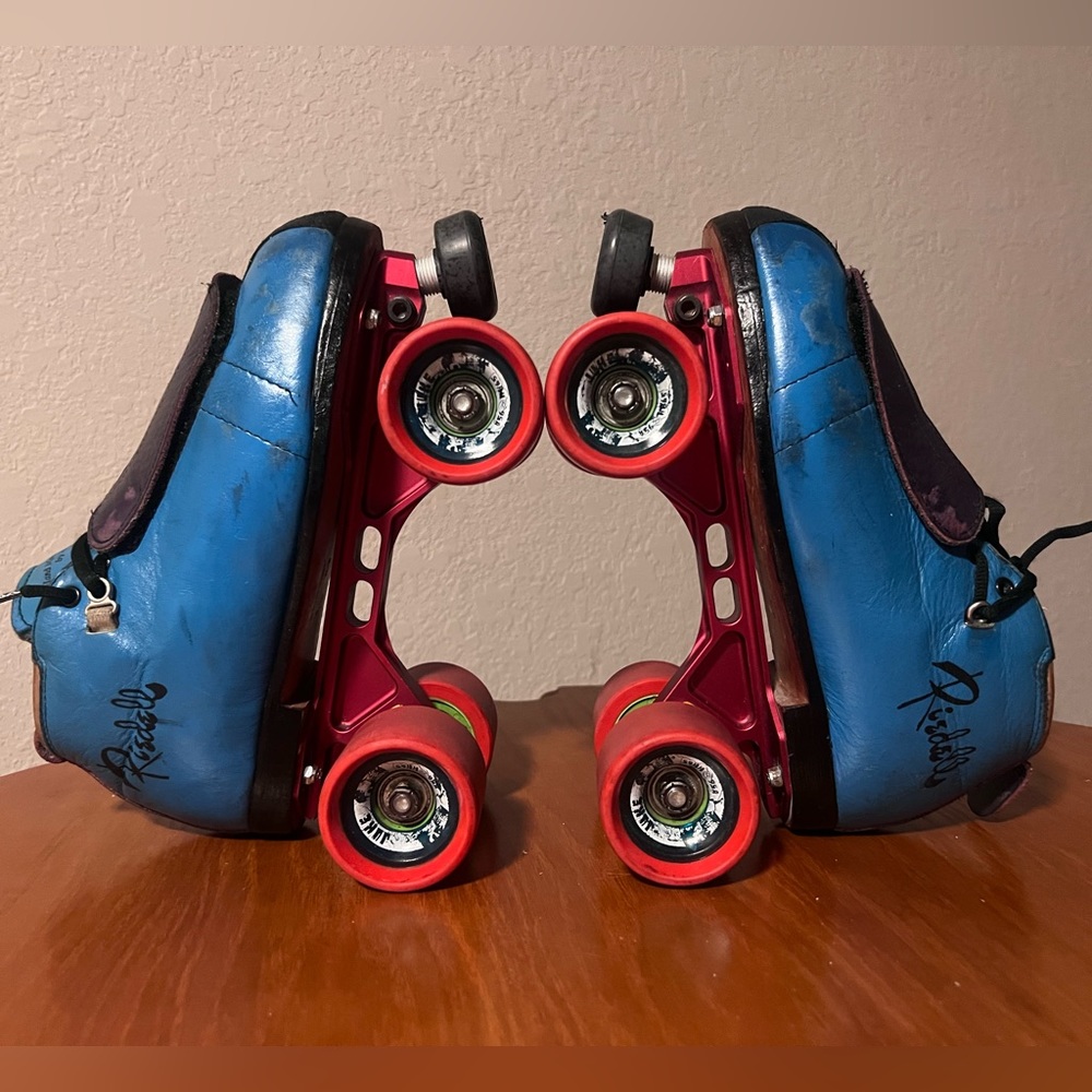 Riedell 1065 Speed skates with Arius Red Plate mens size 5